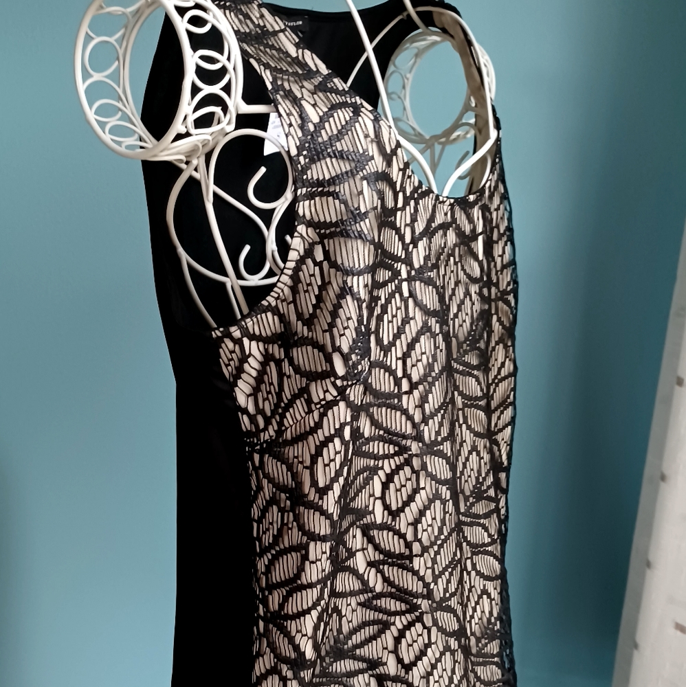 NWT Ann Taylor Black Lace Tank Top - Women's Size Small - Picture 3 of 7